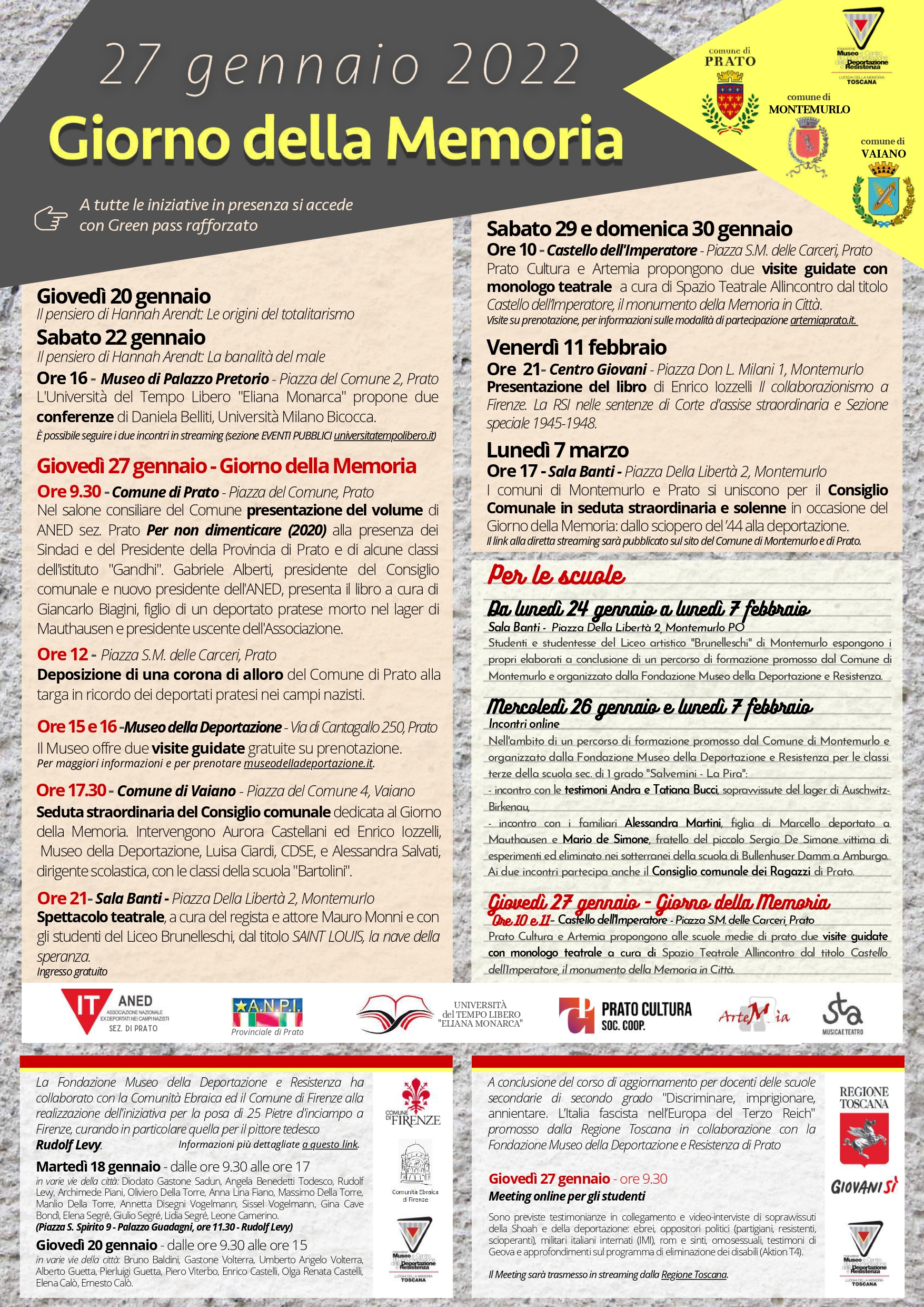 GIORNO DELLA MEMORIA 2022